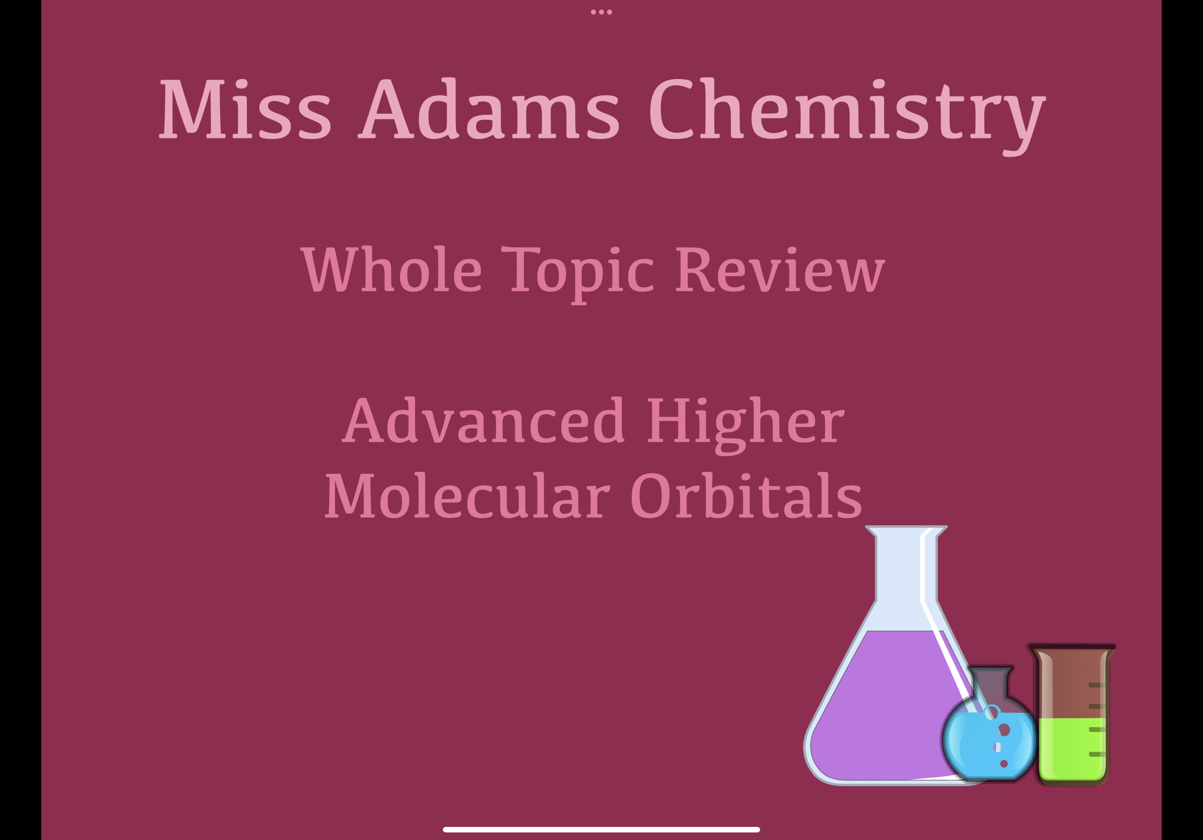 image from Molecular Orbitals Whole Topic Review